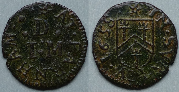 Farnham, I D (M) 1658 farthing